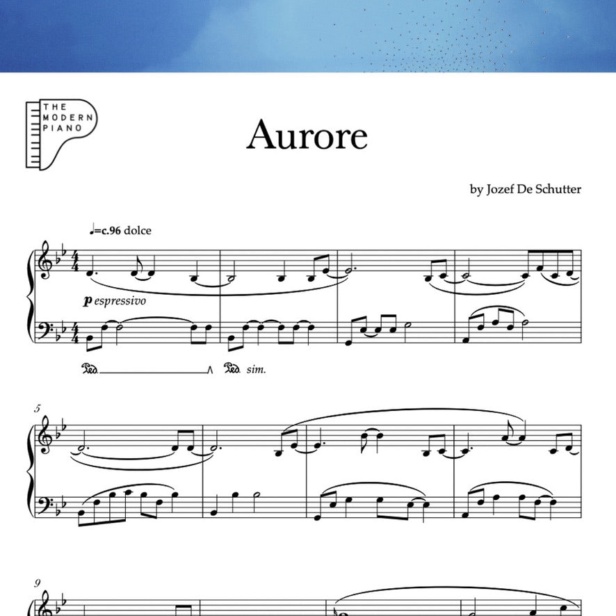 Aurore (sheet music download)