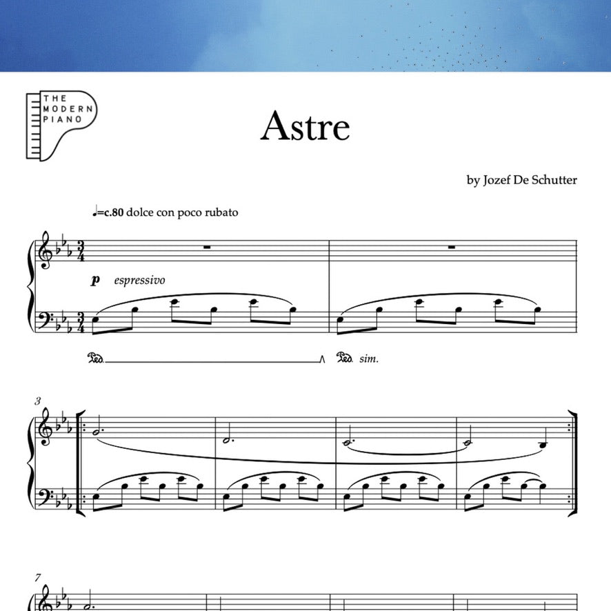 Astre (sheet music download)