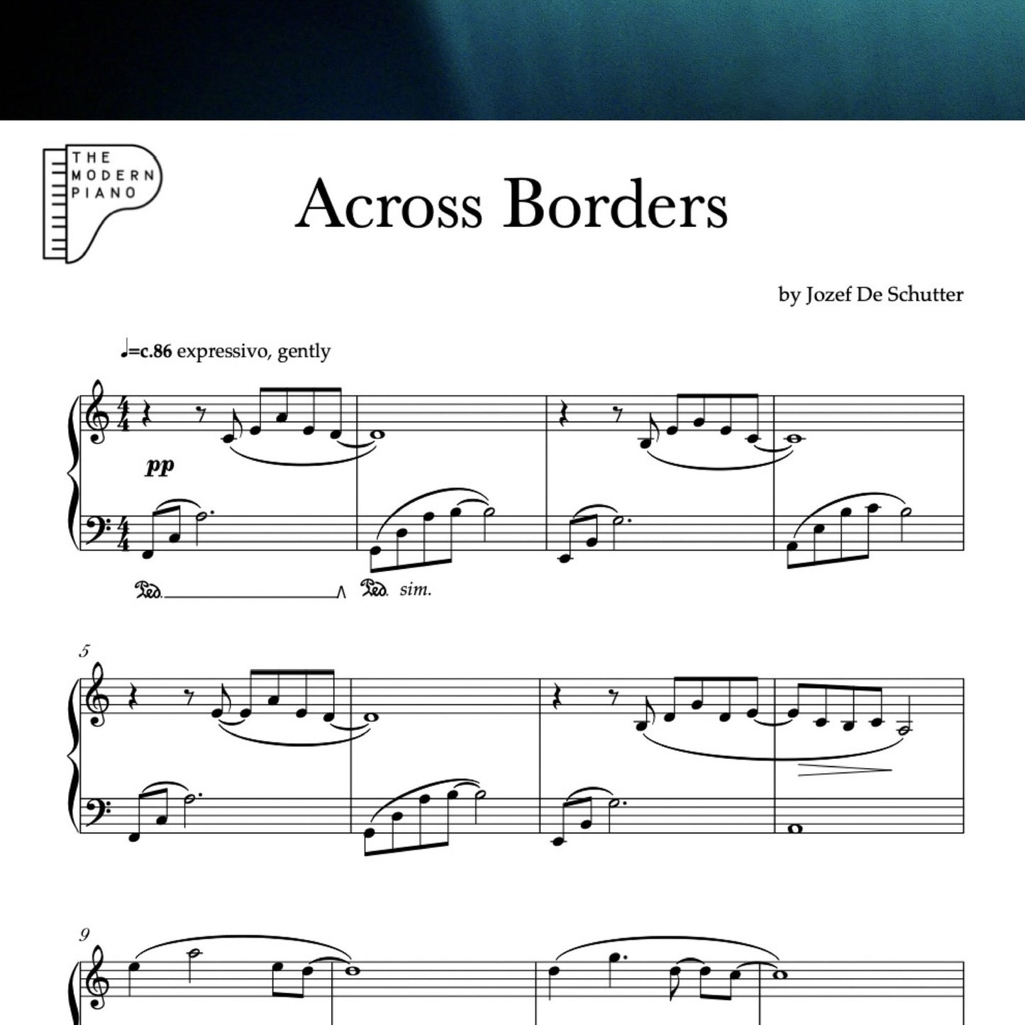 Across Borders [Sheet Music Download]