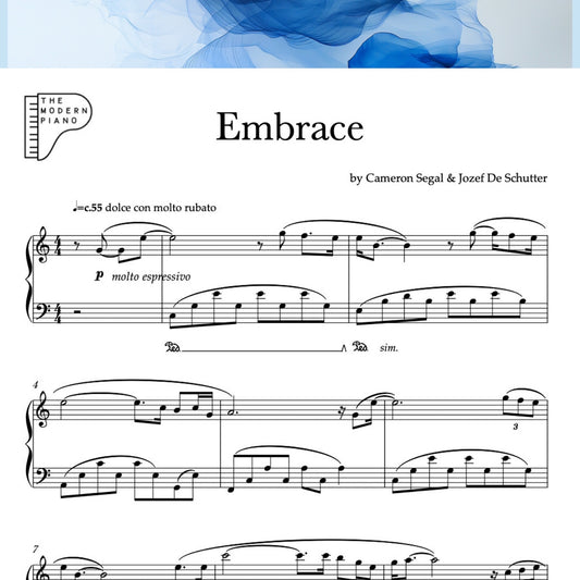 Embrace (sheet music download)