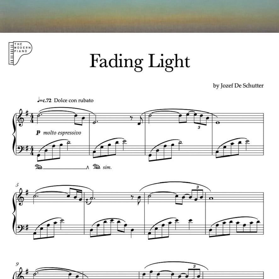 Moving Light – Complete Piano Sheet Music
