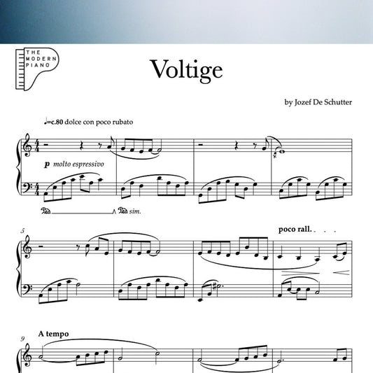 Voltige (sheet music download)