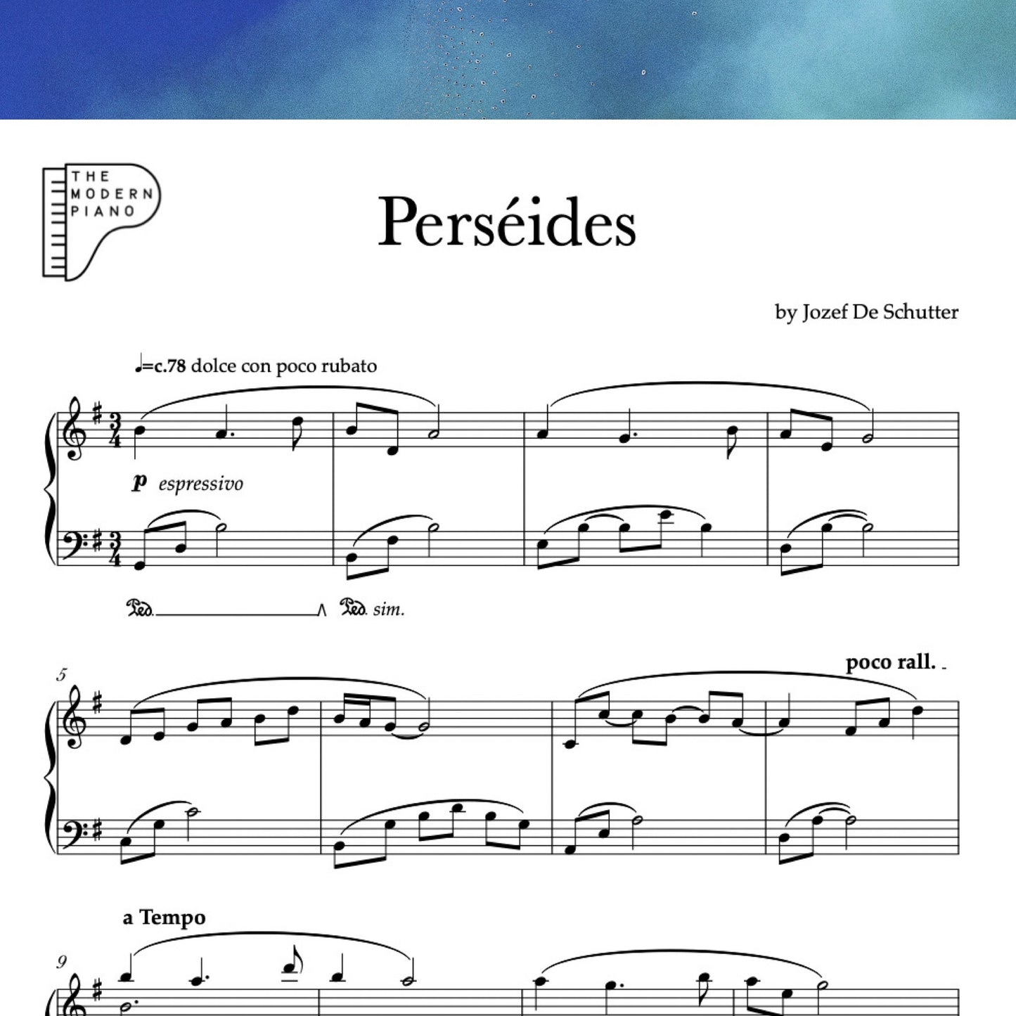 Perséides [Sheet Music Download]