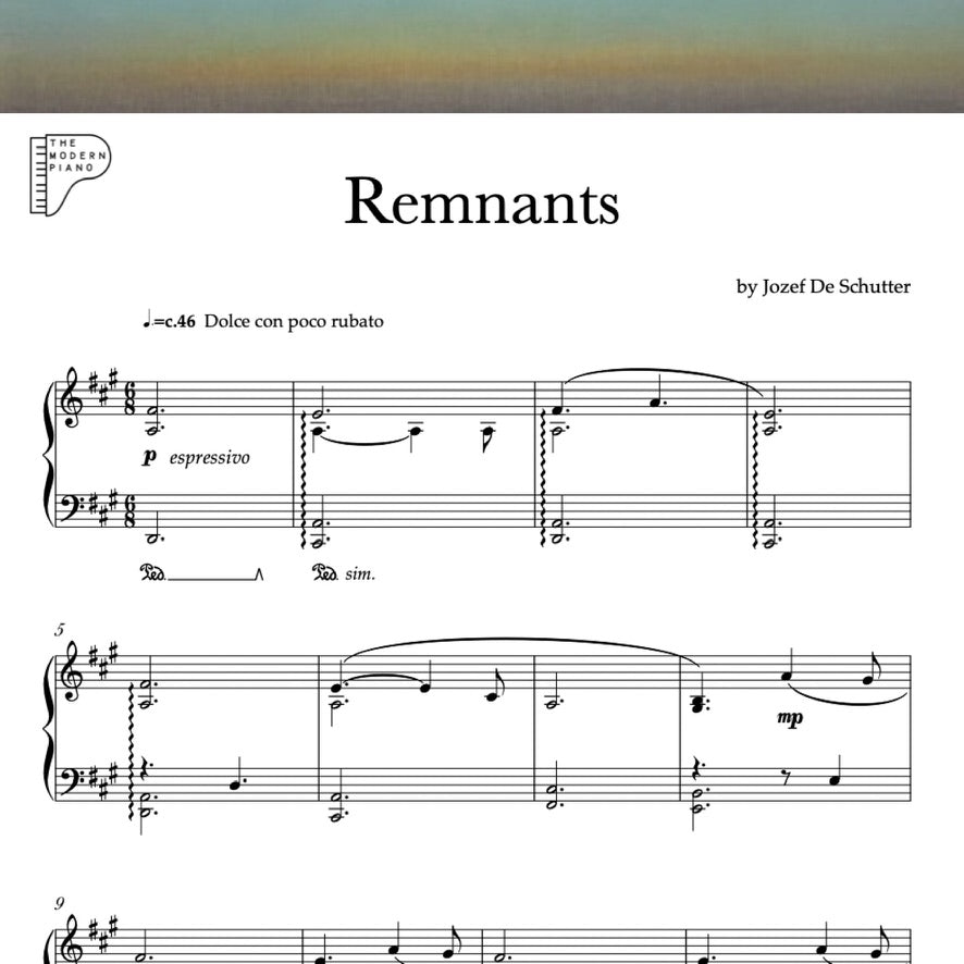 Moving Light – Complete Piano Sheet Music