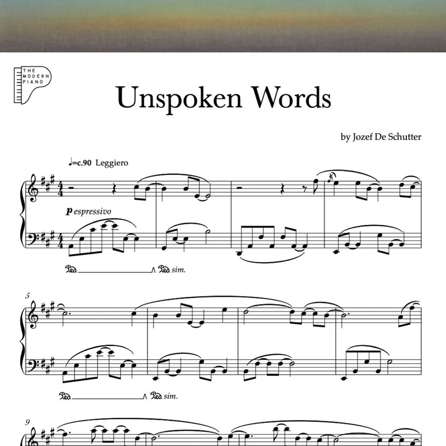 Moving Light – Complete Piano Sheet Music